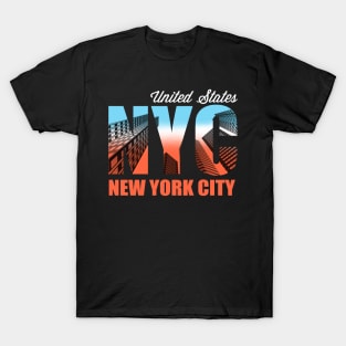 New York City Slogan Vintage T-Shirt